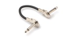 Hosa Guitar Patch Cable, Low-profile Right-angle to Same, 6 in IRG-100.5