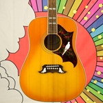 Epiphone Dove Studio Acoustic Electric Guitar  w/ Fishman SoniTone Pickup EEDVVBNH1