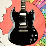 Used 1995 Orville SG, Black, Seymour Duncan Pickups, Gibson Hard Case ISS25374