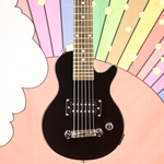 Used Epiphone PEE WEE MINI Les Paul Electric Guitar, BLACK ISS25414