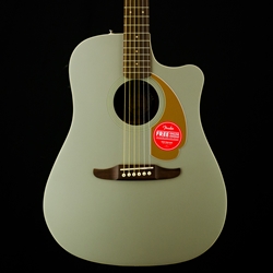 2021 Fender Redondo Player Acoustic Guitar, Pickup, Slate Satin 0970713543