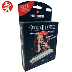 Hohner M21BX-EM PentaHarp Pentatonic Tuned Diatonic Harmonica Key of A minor M21BX-AM