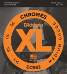 D'addario D'Addario Chromes  Flat Wound .050-.105 Bass Set - Medium Gauge ECB82