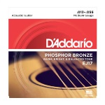 D'addario Medium Gauge Phosphor Bronze (13-56) EJ17