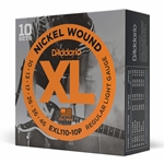 D'addario 10-46 Regular Light, XL Nickel Electric Guitar Strings 10-Pack EXL110-10P