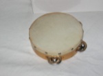 Cannon 6" Tambourine w/ Calfskin Head (Single Row) T433