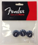 Fender Volume/Tone Knob Set, Strat®, Black, Set of 3 0991365000