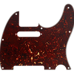 Fender Pickguard, Tele®, 8 Hole Mount, 4-Ply, Tortoise Shell 0992152000