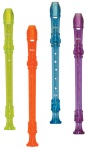 Lauren Plastic Recorder Soprano Various Colors LREC