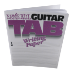 Ernie Ball Inc. - Guitar Tab Writing Paper