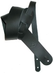 Lm LM 2" COWHIDE STRAP, BLACK LS-201BK