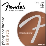 Fender 60L Phosphor Bronze Acoustic Strings - Light