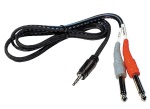 Hosa 10' 3.5mm TRS to 2) 1/4 mono CMP159