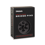 D'addario D'Addario Ebony Bridge Pins with End Pin Set, Ebony PWPS1