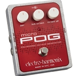 Electroharmonix Electro-Harmonix Micro POG Polyphonic Octave Generator Effect Pedal MICROPOG