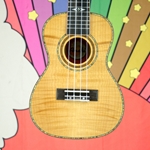 Amahi Uke Flamed Tiger Maple Top, Back & Sides C-01