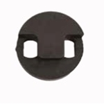 Slm Tourte-Style Rubber 2-Hole Violin Mute 138TM