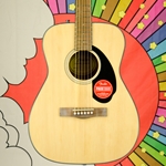 Fender CC-60S Concert Acoustic Guitar, Natural, Walnut Fretboard 0970150021