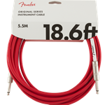 Fender Original Series Instrument Cables - 18.6 Red 0990520010