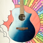 Ibanez AEWC32FM Indigo Sunburst Fade Acoustic Electric Guitar - FREE DELUXE GIG BAG AEWC32FMISF