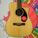 Fender CC-60SCE Concert Acoustic/Electric Walnut Fingerboard - Natural 0970153021