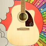 2022 Epiphone AJ-220CE Acoustic/Electric Guitar, Natural Finish EE2SNANH1