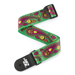 D'addario D'Addario Joe Satriani Guitar Strap, Paisley Green 50JS13