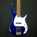 Used Peavey Milestone BXP Electric Bass Guitar - Trans Blue Finish UPEAVEYMILESTONE