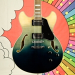 2022 Ibanez Artcore AS73FM Archtop Electric Guitar- Transparent Indigo Fade Finish AS73FMTIF