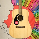 Fender CD-60S Left Handed Solid-Top Dreadnought - Natural Finish 0970115021