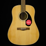 Fender CD-60S Solid Top Dreadnought Acoustic - Natural - Walnut Fingerboard 0970110021