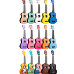 Amahi Panda American Flag Soprano Uke PANDA1