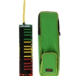 Hohner Airboard 32 Key Rasta Melodica w/ Carry Case AB32-RASTA