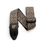 Ernie Ball - Gold & Black Paisley Jacquard Strap P04163