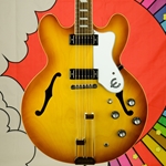 2022 Epiphone Riviera Archtop Semi Hollow Electric Guitar, Sunburst EORRTNH1