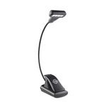 K&M T-Model music stand light with 4 LEDs provides a pleasant warm white light 12272
