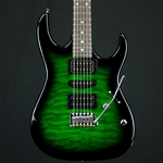 Ibanez GIO RX GRX70Q Electric Guitar - Transparent Emerald Burst GRX70QATEB