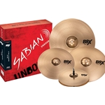 Sabian B8X Performance Cymbal Set - 14/16/20 inch - with Free 18 inch Crash 45003XG
