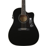 Epiphone J-45 EC Studio Ebony Acoustic Electric Guitar EE2SEBNH3