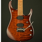 Music Man 2022 Petrucci JP15 Electric Guitar - Sahara Burst Quilt Finish/ Chrome Hardware - Roasted Maple Nech 661-RQ-10-00-CS-CR
