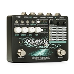 Electroharmonix Electro Harmonix Oceans 12 Dual Stereo Reverb Effects Pedal OCEANS12