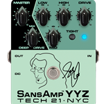 Tech 21 Geddy Lee YYZ Signature SansAmp Bass Preamp Pedal