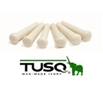 Graph Tech TUSQ Traditional Bridge Pins White With No Dot PP-1100-01