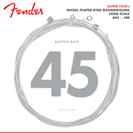 Fender 7250 Bass Strings, Nickel Plated Steel, Long Scale, 7250M .045-.105 0737250406