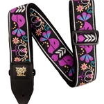 Ernie Ball Jacquard Series Purple Bird Lupin Strap P05331