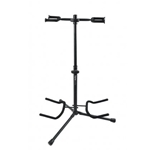 Gator Frameworks Double Guitar Stand with Heavy Duty Tubing and Instrument Finish Friendly Rubber Padding GFW-GTR-2000