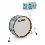 Tama Club-JAM mini 2-Piece Shell Pack with 18 in. Bass Drum Aqua Blue LJK28S-AQB