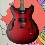 CLOSEOUT Ibanez Artcore Electric Guitar - Sunburst Red Flat AS53SRF