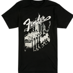 Fender FENDER® TUBES T-SHIRT Black - Medium Only 9190125406