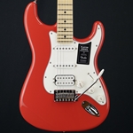 Fender Deluxe Edition Players Series Stratocaster Electric Guitar - Fiesta Red Finish - HSS 0144522540